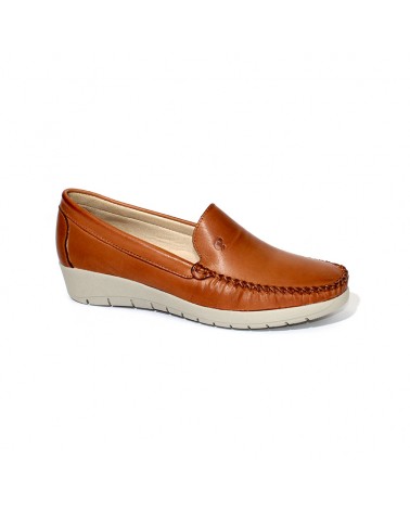 mocasin cuña capri en piel