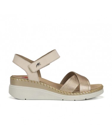 Sandalia de cuña con velcro...