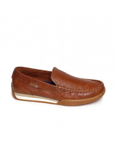 Mocasín en piel cuero de...